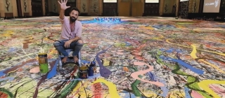 Sacha Jafri crea el lienzo más grande del mundo con pintura AkzoNobel