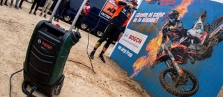 Bosch colabora con sus hidrolimpiadoras en el Gran Premio de España de Motocross