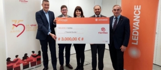 Ledvance y Sonepar donan 3000 euros a Cáritas para las víctimas de Ucrania 
