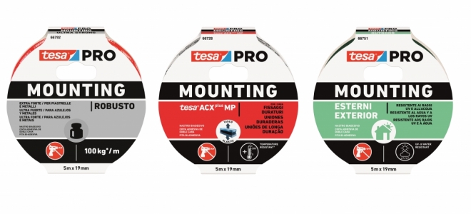 Nueva gama de cintas tesa Mounting PRO, una alternativa a clavos y tornillos
